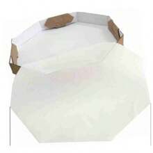 Greacepel Octagonal Baking Paper 35x35cm 200 Units. - trắng - Xem 2