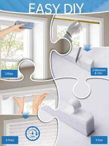 1 件可修剪 DIY 免钻压花百褶窗帘，现代易剪裁半遮光窗帘，采用无纺布，适用于卧室、客厅、办公室和出租屋（60 厘米长 x 150 厘米/180 厘米宽，90 厘米长 x 150 厘米/180 厘米宽）