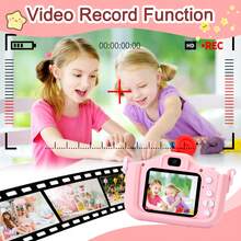 儿童相机玩具，适合 3 4 5 6 7 8 9 10 11 12 岁男孩/女孩，48 MP 高清 1080P IPS 屏幕双自拍数码幼儿摄像机玩具，适合儿童，是男孩和女孩的绝佳圣诞生日礼物 - 彩色 - 查看 6