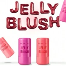 Jelly Blush Sp Colors Highlights Lips Cheeks, Natural, Gelatinous Texture, Beautiful Fun Portable - Cor 2 - View 2