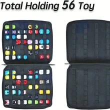 1 个 1:64 比例压铸汽车模型玩具收纳袋/盒，大容量可容纳 56 件，可壁挂式展示架，毛毡材质，多色可选，耐用不变形，尺寸：24.4 英寸 * 14.5 英寸 - 汽車玩具收納包 - 查看 17