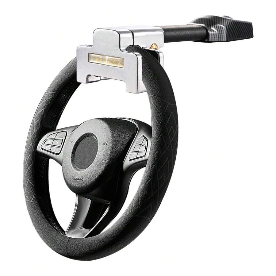 Blueshyhall Professional Grey Car Steering Wheel Lock AntiTheft