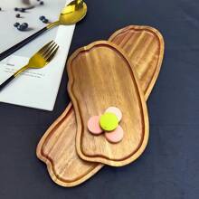 1/2/3pcs,Cloud Wooden Tray, Multifunctional Wooden Dining Plate - Elegant Coffee, Cheese, Dessert Dining Plate, Easy To Clean, Durable, Suitable For Indoor And Outdoor Entertainment, Dining And Gatherings - Suitable For Home Decoration And Kitchen Use