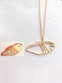 Collar con colgante de obra de arte infantil dibujado a mano, regalo de joyería artística para la madre. Colgante con disco de dibujo real, collar con obra de arte graffiti, oro, plata, elegante, colorido, vintage, sencillo, unisex, casual, lindo, personalizado, único, regalo ideal para él, ella, novio, novia, papá, mamá, familia, amigos, para aniversarios, cumpleaños, graduación, baile de graduación, fiesta