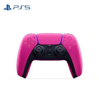 Sony בקר אלחוטי DualSense ל-PS5, טריגרים אדפטיביים, משוב הפטי, חיבור למספר מכשירים, גרסה רשמית, ורוד כוכבים