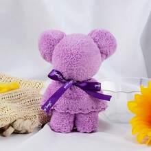 8pcs Cute Bear Towel Gifts Set, Practical Christmas/New Year's Gift, Suitable For Holidays, Weddings, Store Celebrations, Parties - Multicolor - View 8