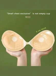 2pcs Silicone Invisible Backless Bra Strapless Nipple Cover Pasties Boob Pads