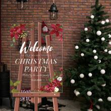 Customisable Welcome Signs, Welcome Posters, Printable Welcome Signs, Welcome Signs, Holiday Welcome Signs, Tree Party Signs Gifts Birthday Graduation - Custom Color - View 3