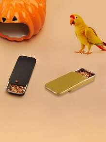 Kit de Treinamento para Pássaros, Combinando Habilidades e Diversão, Inclui: Luvas de Aço Anti-Mordida para Papagaios, Apito de Treinamento para Pássaros (Aço Inoxidável), Dispositivo Ultrassônico de Treinamento (Para Melhorar a Comunicação e o Comportamento), Alimentador Metálico para Petiscos de Papagaio (1 unidade) - Multicolorido - Ver 9