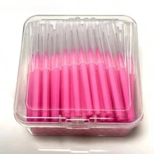 20pcs/50pcs Disposable Mini Eyebrow Brush Lightweight Eyebrow Lifting Brushes Micro Eyelash Brush Applicator Tool Portable Eyebrow Perm Brush