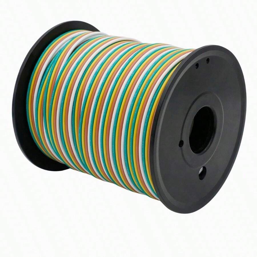 100FT Trailer Wiring Kit, 16 Gauge 4 Way Trailer Wiring Harness Kit