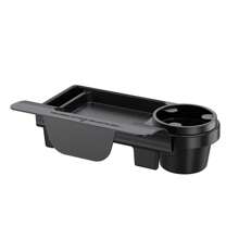 Car Door Hanging Storage Box Slim And Compact Easy Access Cup Holder Suitable For All Vehicles Use - Black - View 9