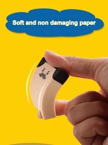 1pc Bald Man Funny Eraser, Creative Niche Genius Cute Cartoon High Quality Interesting Student Stationery