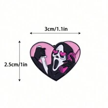 Pinos Engraçados para Mochilas Estéticas - Pinos de Esmalte de Fantasma Fofo em Atacado para Bonés - Broches de Esqueleto Kawaii, Pinos de Esmalte com Formato de Caveira de Liga Metálica para Estilo de Horror, Melhores Presentes