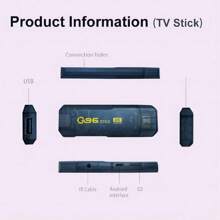 Q96 OHP Stick de TV Q96 con reproductor multimedia 4G, compatible con varias aplicaciones populares, Android 10, Amlogic S905 4K HD, Smart TV Box