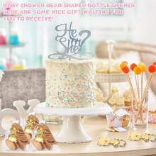 5 Sets Flaschen-Öffner-Geschenkset mit Bär-Flaschenöffner Dekorationen und Souvenirs, enthält 5 Flaschenöffner, 5 Organzabeutel und 5 Dankeskarten als Gastgeschenk, Geburtstags-Geschenk, Duscherparty Dekoration und Zubehör