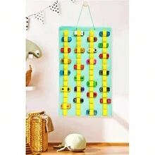 1 个 1:64 比例压铸汽车模型玩具收纳袋/盒，大容量可容纳 56 件，可壁挂式展示架，毛毡材质，多色可选，耐用不变形，尺寸：24.4 英寸 * 14.5 英寸 - 汽車玩具收納包 - 查看 13