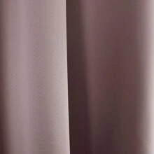 1pc Sound Insulating & Blackout Curtain, Multi-Size Available, Drawstring Design, Heat Insulation, Privacy Protection, Suitable For Bedroom, Living Room, Study, Modern Minimalist Style - Light Pink 19V - View 8