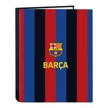 FC Barcelona Fc. Barcelona Folio Folder 4 Mixed Rings 26X4X33 ​​CmCompact Design And Easy To Carry | Folder With Internal Dividers, Perfect For Organizing Notes, Documents, Etc. - Multicolor - View 2