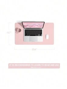 1 Tấm lót bàn chống trượt họa tiết Napa cao cấp, Tấm lót chuột, Tấm bảo vệ bàn bằng da PU chống thấm nước, Tấm thấm bàn siêu mỏng cỡ lớn, Tấm lót viết trên bàn máy tính xách tay dễ vệ sinh cho văn phòng/gia đình/trang trí - Nhiều màu - Xem 6