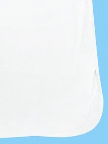 cimmuovere White Long Sleeve Laboratory Surgical Gown Coat, Nurse Uniform, Doctor Coat