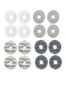 1/4st. Compatibel met X2/X2 Pro, T20/T20 Pro, T20 Max, X1S/X1S Pro, X1/X1 Turbo/Pro, T10 Turbo, W11-serie, V10, V12, P10, Q Revo, X20/S20/W20, X10/S10/W10/L10, X30-serie, Uitea-serie, Mi 1S/2S/2 Pro/3S/S10+/S10 Plus/X10 Blauw/Wit/Lichtgrijs Gestreepte Mop Pads, Geschikt voor Woonaccessoires en Stofzuigeraccessoires - Veel kleurig - Bekijken 10