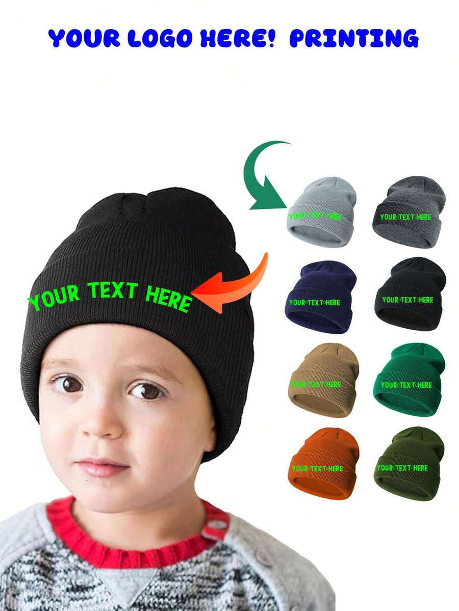 1pc Customized Kids' Bubble Print Hat, Suitable For Boys And Girls - A - View 1