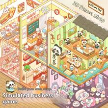 Juego de 4 pegatinas de escenas en miniatura de casas, pegatinas de juego comercial simulado, pegatinas de escenas, pegatinas decorativas 3D DIY, pegatinas de paisaje en miniatura, pegatinas 3D adorables de cabina, pegatinas de escenas visuales 3D, para diarios, scrapbooking, papelería decorativa (incluye pinzas)