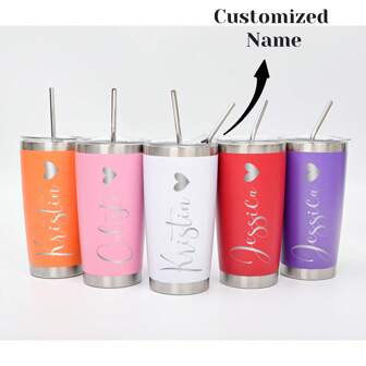 Personalized 20oz Vacation Tumbler, Custom Travel Mug, Beach Tumbler, Stainless Steel Mug, Girls Weekend Gift, Laser Engraved Tumbler, Personalized Tumbler, Custom Tumbler, Multi-Functional, Reusable, Easy To Clean, Exquisite, Cute, Fashionable, Adorable, High-Quality, Custom, Unique, Personalized, Ideal Gifts For Him, Ideal Gifts For Her, Her, Boyfriend, Girlfriend, Dad, Mom, Family, Friends, Son, Daughter, Kids, Kitchen, Dining Room, Bedroom, Office, Living Room, Home, Tea Room