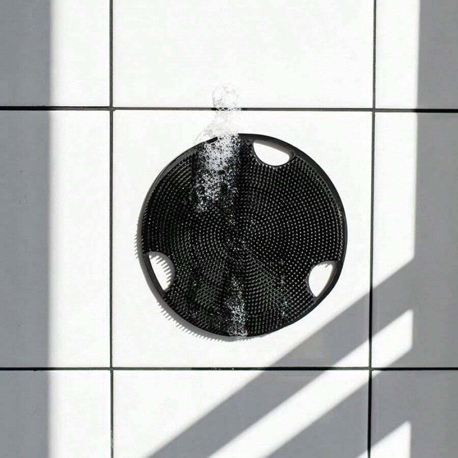 Flat Body Scrubber Soft SiliconeLike Exfoliating Shower Scrubber