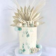 Customized Birthday Cake Decorations, Happy Birthday Cake Decorations, Customized Acrylic Suitable For Any Occasion, Birthday Anniversary Blessing, Family & Friends Gathering, Personalized Design