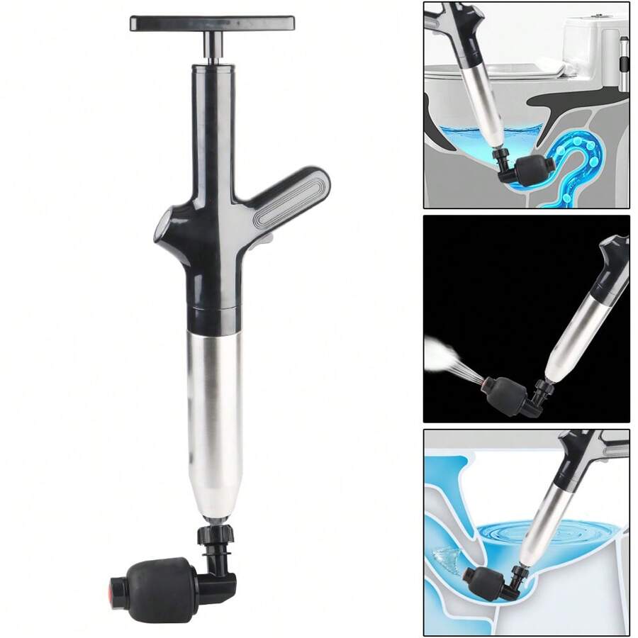 Bath Toilets Bathroom Shower Sink Bathtub High Pressure Drain Plunger