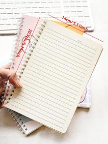 60 A5 Coil Notebook Cute Cartoon Notebook Student School Supplies Writing Book Record Book Office Stationery Book Is Randomly Distributed 1 Copy - Multicolor - View 4