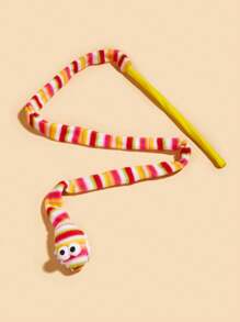 1pc Pet Rainbow Snake Bell Teaser Wand, Suitable For Cats - Multicolor - View 8