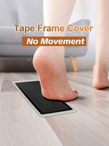 4pcs Sticky Floor Register Vent Cover, Anti-Insect And Anti-Clogging Ventilation Filters, Air Vent Mesh Screen Covers For Home Floor/Wall/Ceiling Air Vent Filters