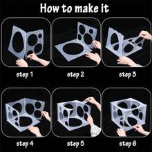1pc, 11Holes Balloon Sizer Box, Collapsible Balloons, Measurement Tool For Balloon Decorations, Balloon Arches, Balloon Columns, Photo Balloon, Party Balloon, Birthday Balloon, Birthday Decoration, Aesthetic Room Decor, Party Decorations Supplies,
