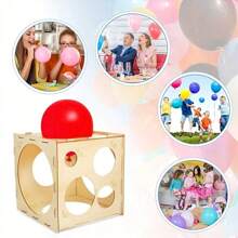 1pc, 11Holes Balloon Sizer Box, Collapsible Balloons, Measurement Tool For Balloon Decorations, Balloon Arches, Balloon Columns, Photo Balloon, Party Balloon, Birthday Balloon, Birthday Decoration, Aesthetic Room Decor, Party Decorations Supplies,