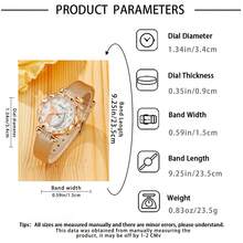 5 件/套孔雀设计手表和猫爪装饰配件 - 彩色 - 查看 6