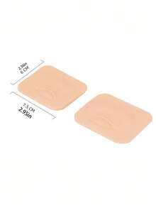 Miếng dán thực hành xăm hình khối lông mày ba chiều bằng da silicon, miếng dán thực hành xăm hình nửa mí mắt, dụng cụ thực hành lý tưởng cho người mới bắt đầu xăm hình - Nhiều màu - Xem 4