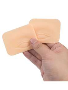 Miếng dán thực hành xăm hình khối lông mày ba chiều bằng da silicon, miếng dán thực hành xăm hình nửa mí mắt, dụng cụ thực hành lý tưởng cho người mới bắt đầu xăm hình - Nhiều màu - Xem 6