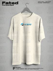 Camiseta Piloto Franco Colapinto #43 equipe Williams - Fated car 100% algodão - Champanhe - Visão 2