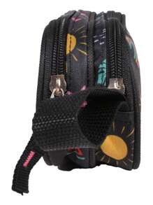 Double Waterproof Pencil Case With Rabisk Organizer - 黑色 - 查看 3