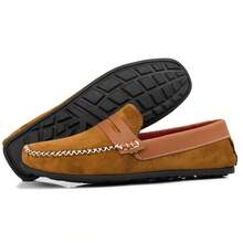 Drive Casual  Men's Moccasin Everyday Fashion Shipping Today Made In Brazil - 摩卡棕 - 查看 2