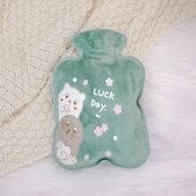 热水袋，可爱迷你/常规尺寸电热垫，便携式腹部暖水袋，圣诞礼物，暖手宝，冬季手套 - 彩色 - 查看 5