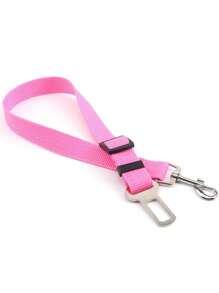 1 pieza Correa de seguridad ajustable para perros en el coche - Accesorios para salidas con perros