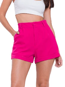 Shorts Social Tailoring Casual Plus Size Women Clothing P AO G1 G2 G3 Summer Shorts