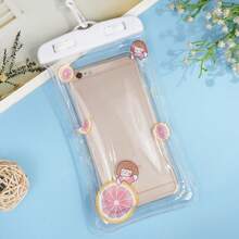 Durcord 1Pc Holographic Chống Rơi Không Thấm Nước Màn Hình Cảm Ứng Trong Suốt Túi Điện Thoại Thể Thao Dưới Nước Dễ Thương Hoạt Hình Vỏ Điện Thoại Màn Hình Cảm Ứng - Nhiều màu - Xem 12