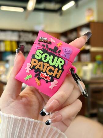 Cartoon Candy-Shaped Silicone Bluetooth Earphone Protective Case