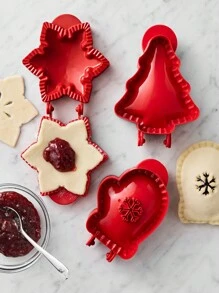 Bộ dụng cụ làm bánh Giáng sinh: Khuôn cắt bánh quy hình cây 3D, ngôi sao và găng tay - Khuôn tráng miệng ngày lễ tự làm cho bánh quy, bánh nướng & bánh ngọt - Nhiều màu - Xem 7