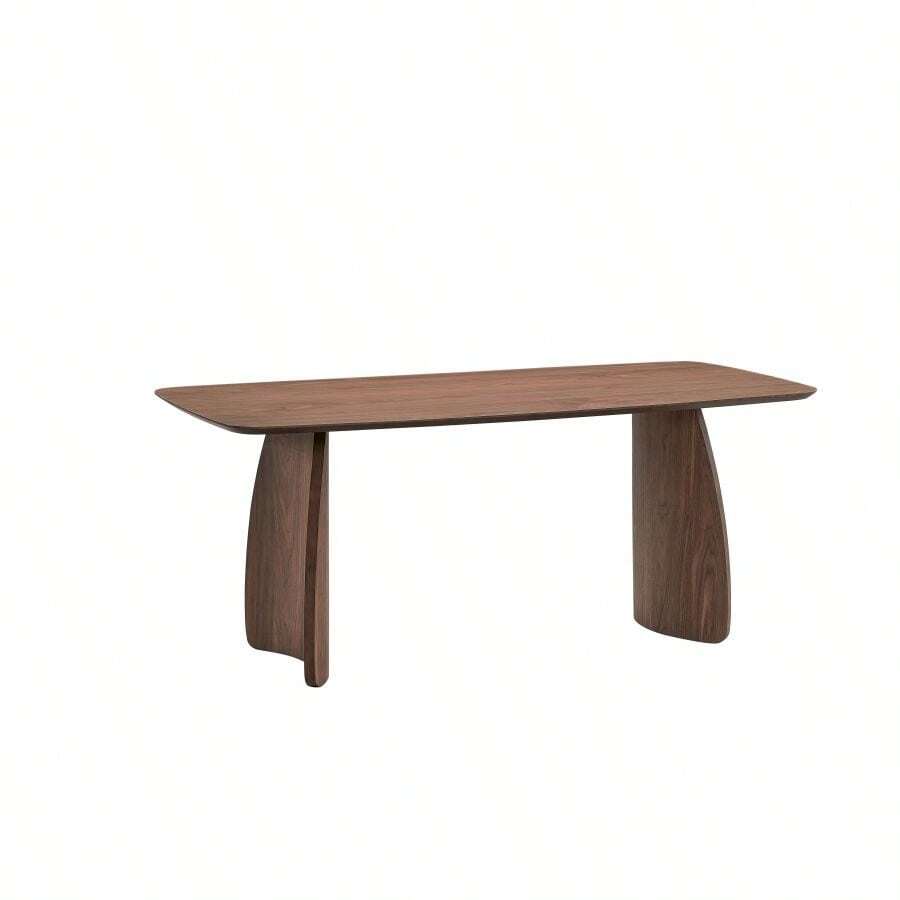 Hadasa Walnut Finish Dining Table SHEIN USA